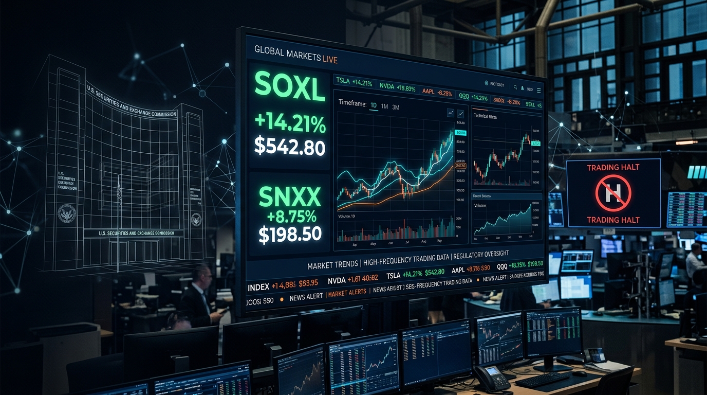 블루오션 ATS의 SOXL·KORU·SNXX 거래 중단(HALT), 왜 발생했을까? — 미국 SEC 